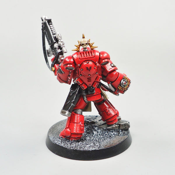 Warhammer 40k Army Space Marines  Blood Angels Lieutenant Painted