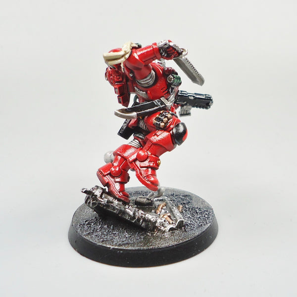 Warhammer 40k Army Space Marines  Blood Angels Reiver Lieutenant Painted