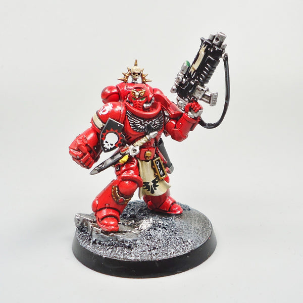 Warhammer 40k Army Space Marines  Blood Angels Lieutenant Painted