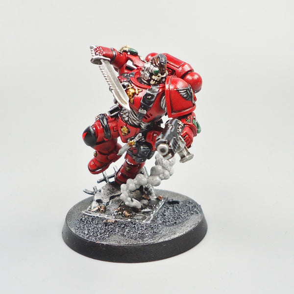 Warhammer 40k Army Space Marines  Blood Angels Reiver Lieutenant Painted