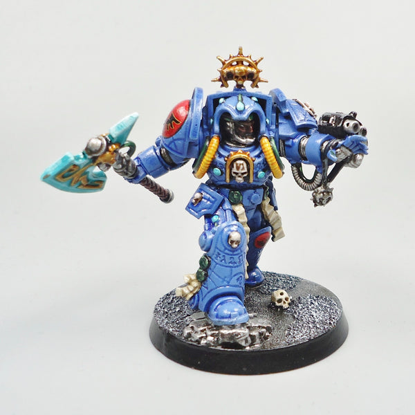 Warhammer 40k Army Space Marines  Blood Angels Terminator Librarian Painted