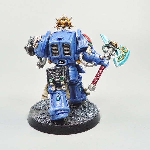 Warhammer 40k Army Space Marines  Blood Angels Terminator Librarian Painted