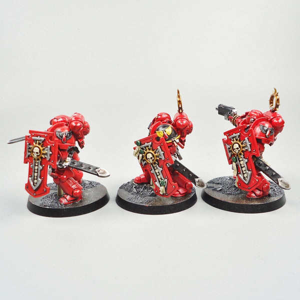 Warhammer 40k Army Space Marines  Blood Angels Bladeguard Veterans x3 Painted