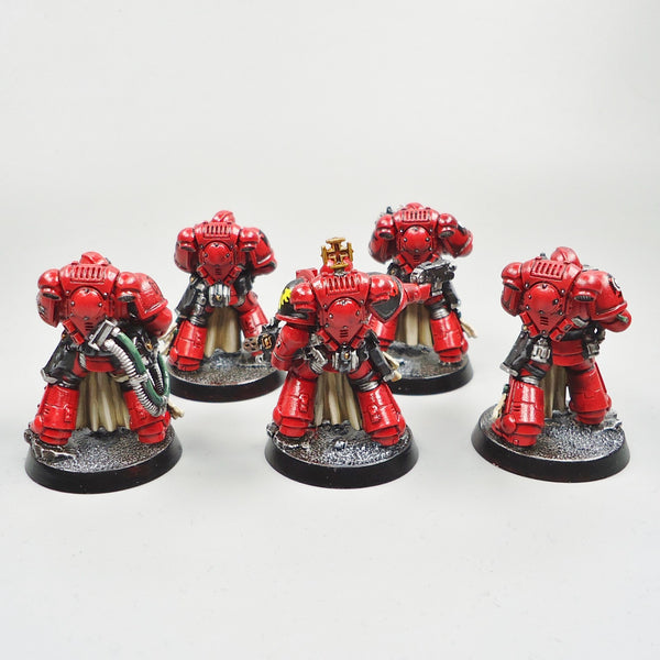 Warhammer 40k Army Space Marines  Blood Angels Sternguard Veteran Squad Painted