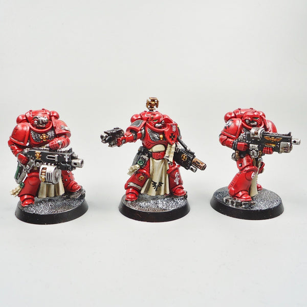 Warhammer 40k Army Space Marines  Blood Angels Sternguard Veteran Squad Painted