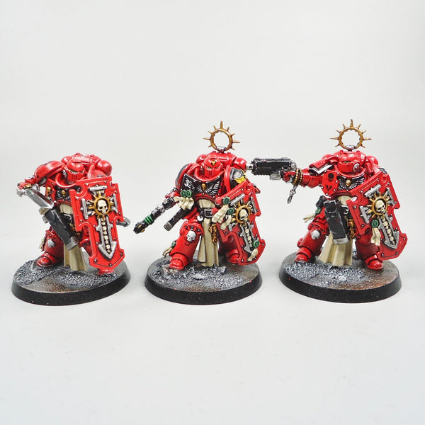 Warhammer 40k Army Space Marines  Blood Angels Bladeguard Veterans x3 Painted