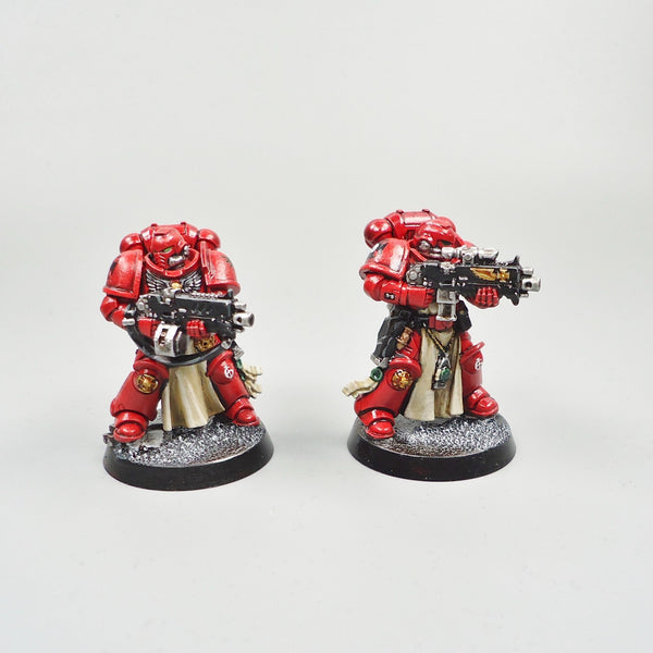 Warhammer 40k Army Space Marines  Blood Angels Sternguard Veteran Squad Painted