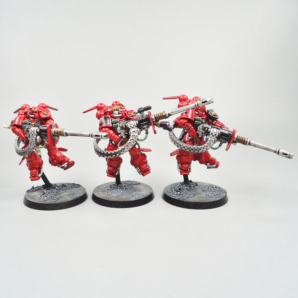 Warhammer 40k Army Space Marines  Blood Angels Primaris Suppressors x3 Painted