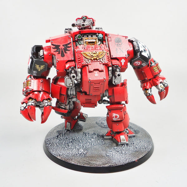 Warhammer 40k Army Space Marines  Blood Angels Brutalis Dreadnought Painted