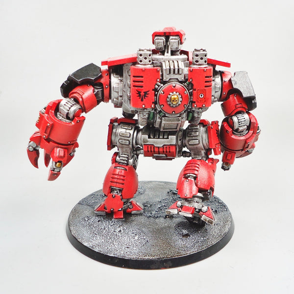 Warhammer 40k Army Space Marines  Blood Angels Brutalis Dreadnought Painted