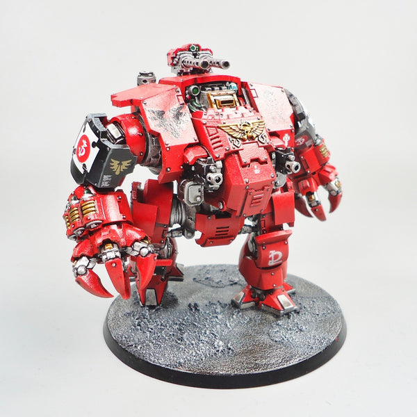 Warhammer 40k Army Space Marines  Blood Angels Brutalis Dreadnought Painted