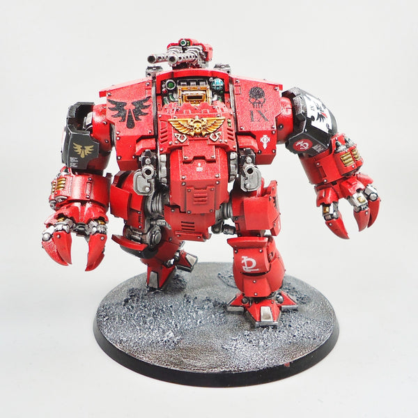 Warhammer 40k Army Space Marines  Blood Angels Brutalis Dreadnought Painted