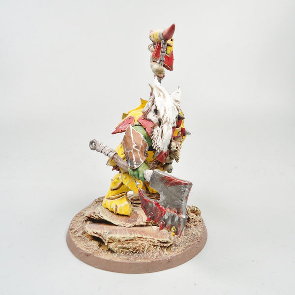 Warhammer Army Age of Sigmar Megaboss Painted - Orruk Ironjawz