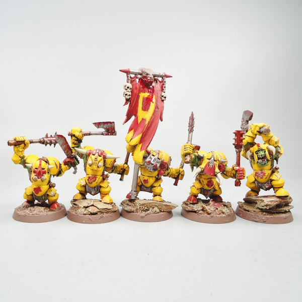 Warhammer Army Age of Sigmar Ardboyz x10 Painted - Orruk Ironjawz