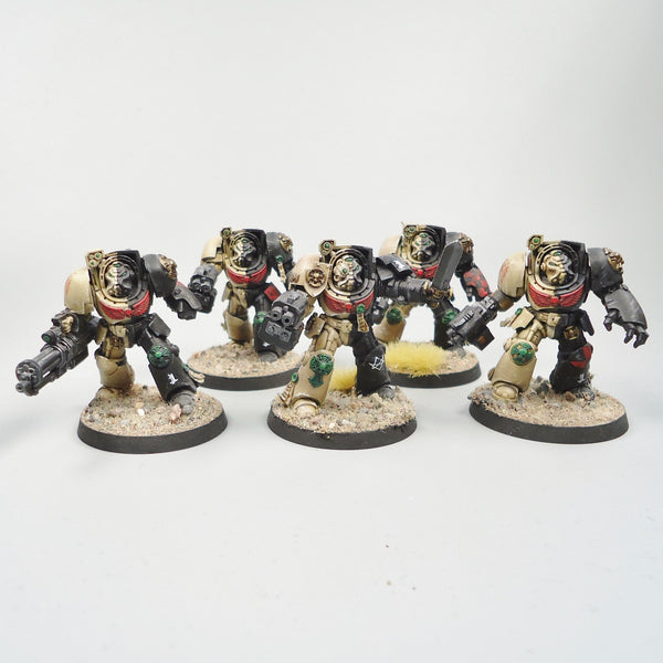Dark Angels Terminators x5 Painted - Warhammer 40k Space Marines 40,000