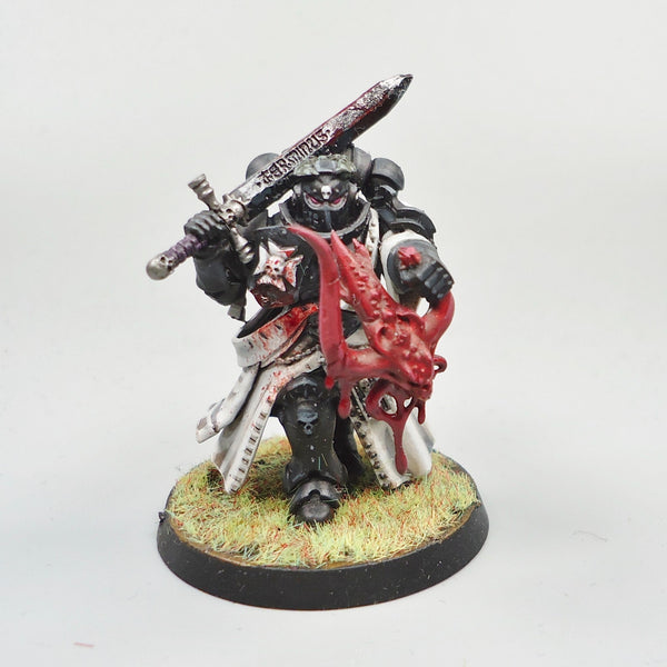 Warhammer 40k Army Space Marines Black Templars Character Painted