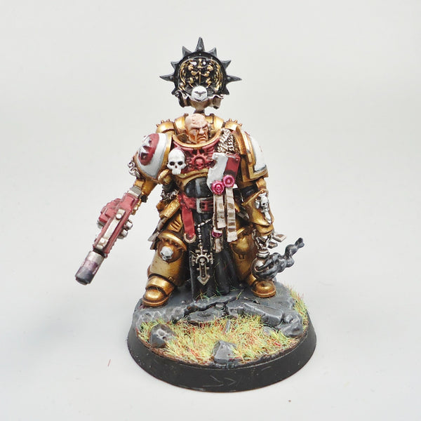 Warhammer 40k Army Space Marines Black Templars High Marshal Helbrecht Painted
