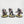 Warhammer 40k Army Space Marines Black Templars Aggressors x3 Painted