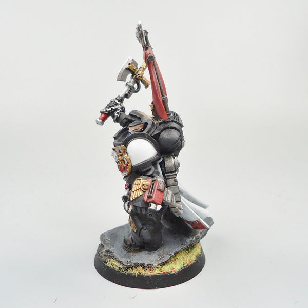 Warhammer 40k Army Space Marines Black Templars Gravis Captain Painted