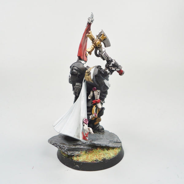 Warhammer 40k Army Space Marines Black Templars Gravis Captain Painted