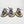 Warhammer 40k Army Space Marines Black Templars Primaris Outriders x3 Painted