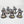 Warhammer 40k Army Space Marines Black Templars Infiltrators x5 Painted
