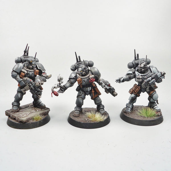 Warhammer 40k Army Space Marines Black Templars Infiltrators x5 Painted