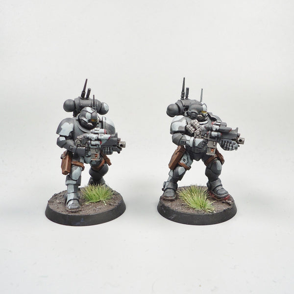 Warhammer 40k Army Space Marines Black Templars Infiltrators x5 Painted