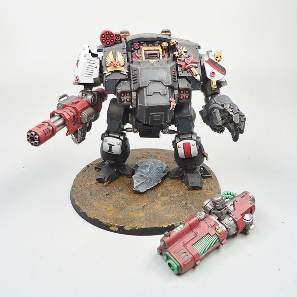 Warhammer 40k Army Space Marines Black Templars Redemptor Dreadnought Painted