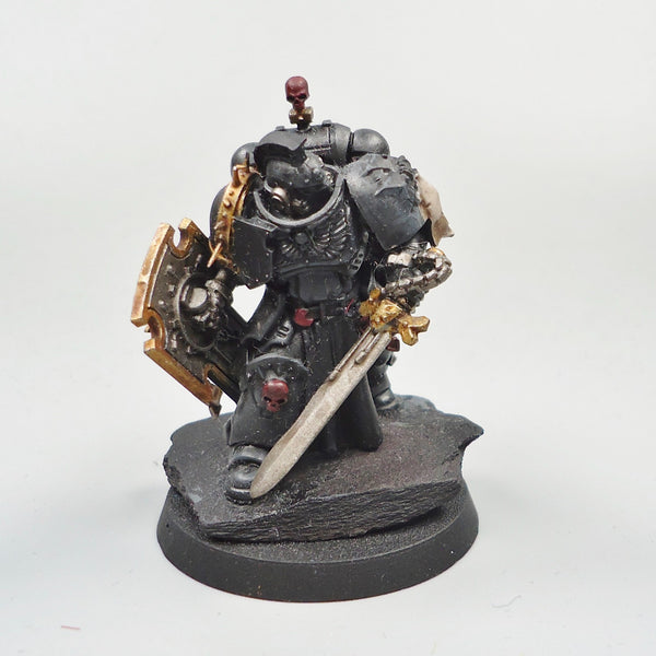 Warhammer 40k Army Space Marines Black Templars Character Partly Painted