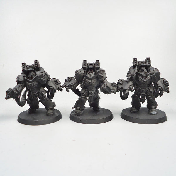 Warhammer 40k Army Space Marines Black Templars Aggressors x3 Undercoated