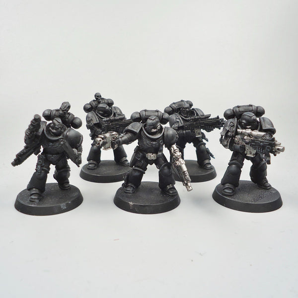 Warhammer 40k Army Space Marines Black Templars Intercessors x5