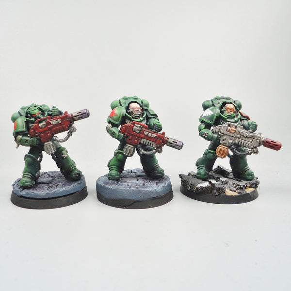 Dark Angels Eradicators x3 Painted Warhammer 40k Army Space Marines