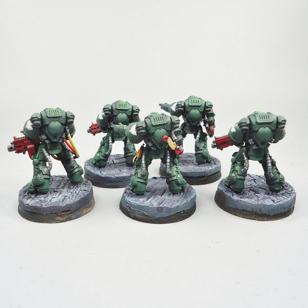Dark Angels Heavy Intercessors x5 Painted Warhammer 40k Army Space Marines