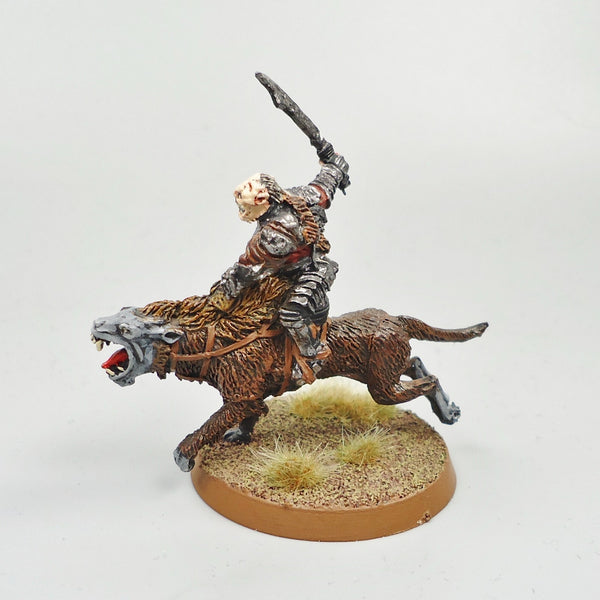 LOTR Warhammer Army Lord Of The Rings Gothmog On Warg Painted and Based