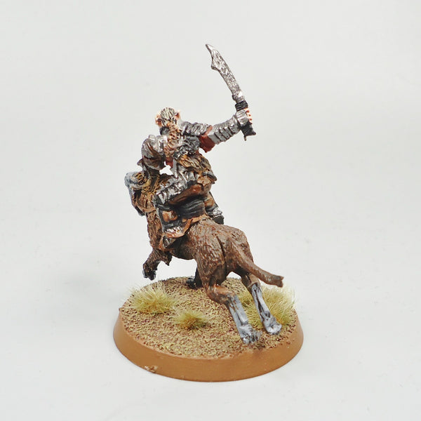 LOTR Warhammer Army Lord Of The Rings Gothmog On Warg Painted and Based
