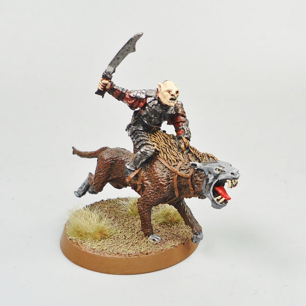 LOTR Warhammer Army Lord Of The Rings Gothmog On Warg Painted and Based