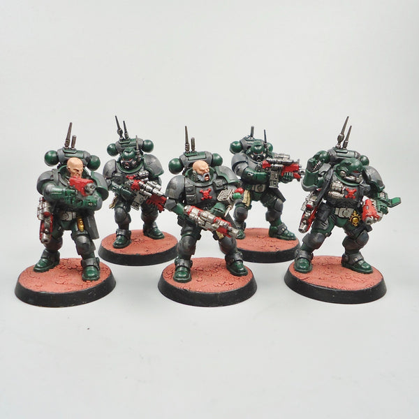 Dark Angels Infiltrators x5 Painted Warhammer 40k Army Space Marines