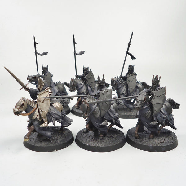 LOTR Warhammer Army Lord Of The Rings Morgul Knights x6 Partly Painted