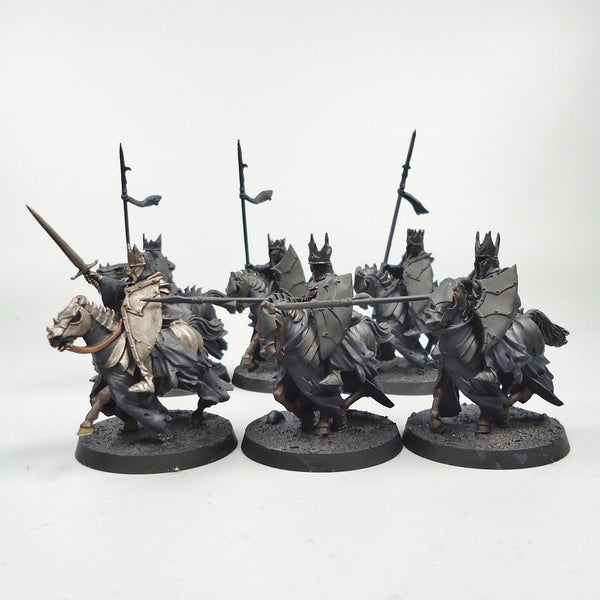 LOTR Warhammer Army Lord Of The Rings Morgul Knights x6 Partly Painted