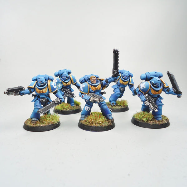 Ultramarines Assault Intercessors x5 Painted - Warhammer 40k Army Space Marines