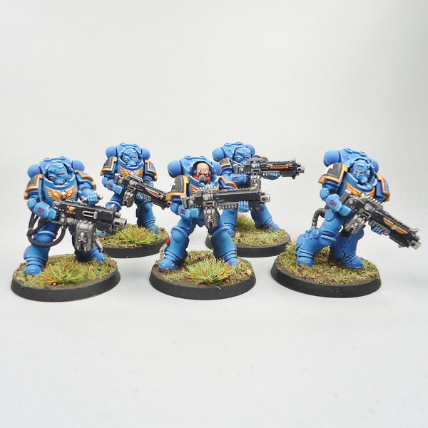 Ultramarines Heavy Intercessors x5 Painted - Warhammer 40k Army Space Marines