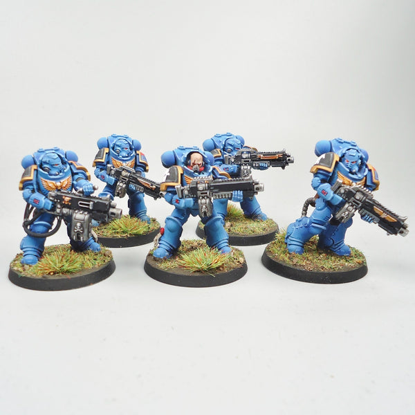 Ultramarines Heavy Intercessors x5 Painted - Warhammer 40k Army Space Marines