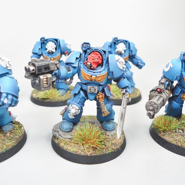 Ultramarines Primaris Terminators x5 Painted - Warhammer 40k Army Space Marines