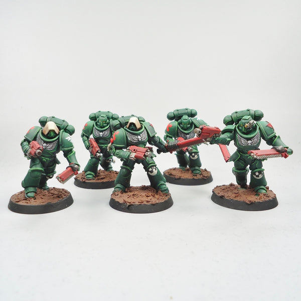Dark Angels Assault Intercessors x5 Painted - Warhammer 40k Space Marines 40,000