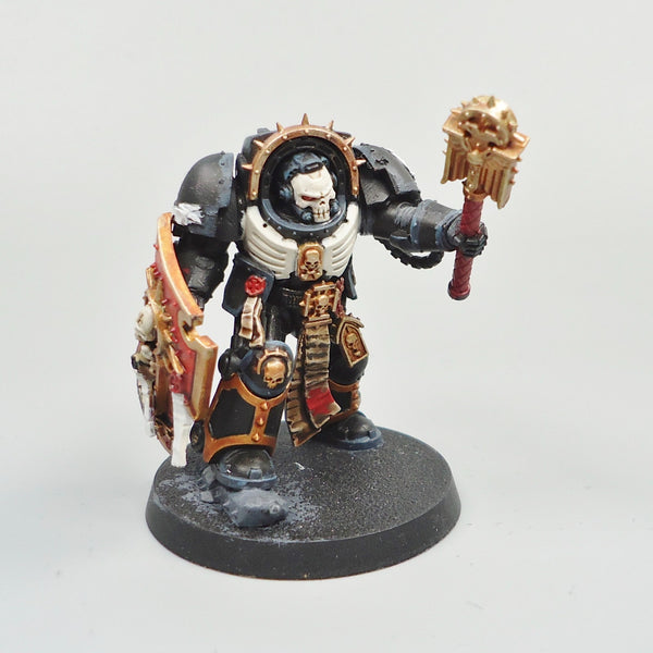 Warhammer 40k Army Space Marines Black Templars Terminator Chaplain Painted