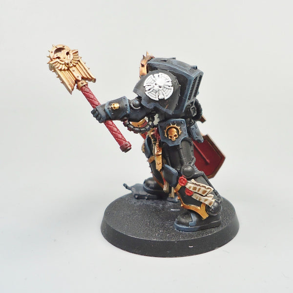 Warhammer 40k Army Space Marines Black Templars Terminator Chaplain Painted