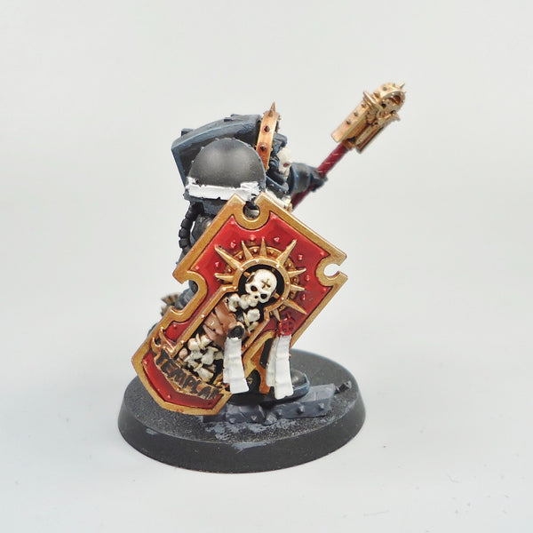 Warhammer 40k Army Space Marines Black Templars Terminator Chaplain Painted