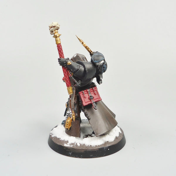 Warhammer 40k Army Space Marines Black Templars Chaplain Painted