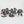 Warhammer 40k Army Space Marines Black Templars Terminators x5 Painted